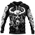 cheap Novelty Funny Hoodies &amp; T-Shirts-Vikings Warriors Viking Tattoo Hoodie Cartoon Manga Anime Front Pocket Graphic Hoodie For Couple&#039;s Men&#039;s Women&#039;s Adults&#039; 3D Print Casual Daily