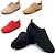 abordables Zapatos de jazz-Mujer Zapatos de Jazz Zapatos de Baile Moderno Zapatos de Salsa Entrenamiento Rendimiento Plano Tacón Plano Cordones Negro Rosa Rojo