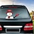 cheap Car Stickers-Santa Claus Snowman &amp; Elk Christmas Festive Decoration Car Stickers Funny Cartoon Waving Arm Rear Windshield Window Wiper Decals