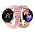 זול שעונים חכמים-696 AK37 שעון חכם 1.28 אִינְטשׁ חכמים שעונים Blootooth מד צעדים מזכיר שיחות מעקב שינה מותאם ל אנדרואיד iOS נשים שיחות ללא מגע יד מזכיר הודעות IP 67 מארז שעון 40 מ&quot;מ