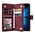billige Samsung-etui-telefon Etui Til Samsung Galaxy Z Fold 5 Z Fold 4 Lommebok-kortveske Glidelås Spor for kortholder Magnetisk flipp Ensfarget PU lær