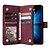 billige Samsung-etui-telefon Etui Til Samsung Galaxy Z Fold 5 Z Fold 4 Lommebok-kortveske Glidelås Spor for kortholder Magnetisk flipp Ensfarget PU lær