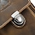 cheap Men&#039;s Bags-Men&#039;s Crossbody Bag Mobile Phone Bag Messenger Bag Belt Bag Cowhide Outdoor Daily Zipper Solid Color Black Brown