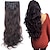 cheap Hair Jewelry-1PC Women&#039;s Girls&#039; Hair Extensions Double Weft Full Head Deep Wave Hair Pieces 16 Clips 24 Inch Wavy Curly Full Head Clip in on Double Weft Hair Extensions