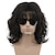 cheap Mens Wigs-California 70s 80s Rocker Wig Men Women Long Curly Dark Brown Halloween Costume Anime Wig