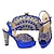 Χαμηλού Κόστους Παπούτσια Γάμου-παπούτσια και τσάντες ασορτί σετ γάμου παπούτσια για νύφη παράνυμφο γυναίκες peep toe ασημί χρυσό μπλε μαύρο ουράνιο τόξο αντλίες pu με στρας κρύσταλλο στιλέτο γάμος γιορτή του Αγίου Βαλεντίνου