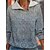 cheap Blouses &amp; Shirts-Women&#039;s Shirt Red Quarter Zip Print Plaid Cat Christmas Casual Long Sleeve Shirt Collar Basic Regular S