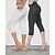baratos Leggings e collants para ioga-Mulheres Leggings Calças de ioga Compressão abdominal Butt Lift Cintura Alta Ioga Ginástica Treino de Ginástica Legging Capri Calças Cinzento Escuro Preto Branco Esportes Roupas Esportivas
