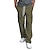 cheap Men&#039;s Active Pants-Men&#039;s Cargo Pants Sweatpants Joggers Trousers Casual Pants Wide Leg Solid Color Full Length Sports Outdoor Daily Classic Casual Black White