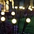 baratos Luzes e lanternas de caminho-1/2 peças luzes de vaga-lume de jardim solar ao ar livre luzes balançando starburst 6/8 cabeças decorações opcionais de natal ao ar livre luz led luz led decoração ao ar livre lâmpadas de paisagem