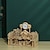 tanie Układanie puzzli-3d drewniane puzzle diy model fabryka świętego mikołaja puzzle zabawka prezent dla dorosłych i nastolatków festiwal/prezent urodzinowy