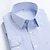 Χαμηλού Κόστους Ανδρικά πουκάμισα-Ανδρικά Επίσημο Πουκάμισο Ροζ Ανοικτό Μαύρο / Άσπρο Γαλάζιο Μακρυμάνικο Ρίγες και καρό Απορρίπτω Άνοιξη &amp; Χειμώνας Γάμου Εξόδου Ρούχα