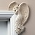 voordelige Beelden-1pc engel van verlossing, hars deurkozijn decoratie, ontwaakt engelenvleugels ornament engelenvleugels ornamenten deurkozijn decoratie hars hanger decoratie 16*10cm