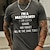 cheap Men&#039;s Graphic T Shirt-I &#039;M A Multitasker Can Listen Ignore And Forget All At The Same Time T-Shirt Mens 3D Shirt For Birthday | Red Summer Cotton | Grey Tee Casual Style Classic Cool Letter I&#039;M Crew Neck Clothing Apparel