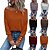cheap Tees &amp; T Shirts-Women&#039;s Blouse T shirt Tee Button Cold Shoulder Classic Sweet Solid / Plain Color Round Neck Spring &amp;  Fall Regular Wine Red Black Pink Orange Brown