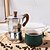 ieftine Aparat de cafea-set cafetieră oală octogonală turcească din aluminiu cafea italiană oală moka ustensile de cafea în stil european