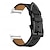 voordelige Samsung horlogebanden-Horlogeband voor Samsung Galaxy Watch 5 Pro 45mm Watch 5 40/44mm Watch 4 Classic 42/46mm Watch 4 40/44mm Echt leer Vervanging Band Verstelbaar Ademend Schokbestendig Polsbandje