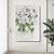 cheap Floral/Botanical Paintings-Handmade Oil Painting Hand Painted High Quality 3D Flowers Contemporary Modern Rolled Canvas (No Frame)