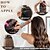 cheap Clip in Hair Extensions-Clip in Hair Extensions 20Inch 4PCS Long Soft Waves Natural Black Clip in Hair Extensions Synthetic Fiber Double Weft Thick Hair Pieces For Women Daily Wear