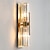 billige Indendørsvæglamper-led væglamper krystal væglamper luksus guld væglampe elegant vægmontering lampe dekoration belysning til soveværelse stue gang restaurant
