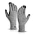 voordelige Herensjaals &amp; Handschoenen-Voor heren 1 paar Winter Handschoenen Handschoenen Gebreide handschoenen Werk Buiten Handschoenen Stijlvol Anti-slip Effen Zwart Grijs