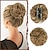 cheap Chignons-Sofeiyan Claw Clip Messy Bun Hair Piece Wavy Curly Hair Bun Clip in Claw Chignon Ponytail Hairpieces Synthetic Tousled Updo Hair Extensions Scrunchie Hairpiece for Women