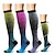 abordables Chaussettes de Vélo-3 paires de chaussettes de compression médicales graduées pour femmes&amp;amp;chaussettes hautes pour hommes 20-30mmhg (multicolore 1, petite/moyenne (taille américaine))