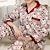 cheap Men&#039;s Pajamas-Men&#039;s Sleepwear Pajama Top and Pant Silk Pajama 2 Pieces Graphic Prints Simple Comfort Home Daily Faux Silk Breathable Lapel Long Sleeve Pant Pocket Summer Spring Champagne Wine