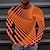 voordelige Geometrisch-Voor heren T-shirt 3D Print Grafische prints Strakke ronde hals A B C D E 3D-afdrukken Buiten Straat Lange mouw Afdrukken Kleding Sport Ontwerper Basic Casual
