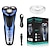 cheap Shaving &amp; Hair Removal-VGR Electric Razor for Men USB Rechargeable 3D Rotary Men&#039;s Shaver Pop-up Beard Trimmer Grooming Kit IPX7-Waterproof Corded &amp; Cordless Wet Dry Beard Shavers LED Display