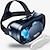 preiswerte Spielkonsolen-VR-Headset mit Controller, einstellbare 3D-VR-Brille, Virtual-Reality-Headset, HD-Blu-ray, augengeschützte Unterstützung, 57 Zoll, für Telefon/Android 222