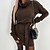 cheap Casual Dresses-Women&#039;s Sweater Dress Casual Dress Corset Dress Mini Dress Black Purple Brown Pure Color Long Sleeve Winter Fall Spring Lace up Basic Turtleneck Loose Fit Daily Vacation 2022 S M L XL XXL 3XL