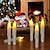 Недорогие Декор и ночники-12шт рождественские плавающие свечи с дистанционным управлением светодиодные беспламенные свечи висящие беспламенные подсвечники светодиодные конусные свечи с крючками мерцающая батарея работает для