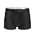 cheap Men&#039;s Boxers Underwear-Men&#039;s 3 Pack Boxer Briefs Underwear Basic Panties Boxers Underwear Ice Silk Breathable Soft Pure Color Mid Waist Black Light Green