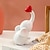 abordables Estatuas-1 unidad de adornos de elefante de amor rojo para sala de estar, decoración del hogar, adornos de regalo de boda