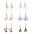 cheap Christmas Decorations-Christmas Ear Decor Hooks Creative Ladies Holiday Earrings Christmas Jewelry Earrings