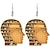 olcso Ajándék-könyvkedvelő szív könyvtáros fülbevaló női lányoknak, könyvtáros könyves fülbevalója, 1 pár aranyos medál fülbevaló