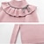 baratos Camisolas e casacos de malha-Infantil Para Meninas Suéter Côr Sólida Escola Manga Longa Ativo 2-13 anos Outono Preto Branco Rosa