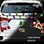 cheap Car Stickers-Christmas Decoration Magnetic Car Stickers Decals Refrigerator Magnets Bulb Santa Snowman Dwarf Reflective Sticker for Car Home
