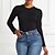 cheap Bodysuit-Women&#039;s Bodysuit Green Black Blue Plain Casual Long Sleeve Round Neck Basic S
