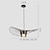 זול אורות תליון-נורות תליון לד מנורת תלייה וינטג&#039; עיצוב כובע פיברגלס 1-אור מתכוונן לבן/שחור מטבח חדר אמבטיה דקורטיבי נורת תאורה לא כלולה