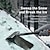 olcso Autós tisztítóeszközök-baseus autó jégkaparó szélvédő jégtörő gyorstisztítás üvegkefe hóeltávolító tpu szerszám automatikus ablak téli hókefe lapát