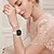 billige Urremme til Fitbit-1 stk Smartwatch bånd Kompatibel med Fitbit Versa 4 / Sense 2 / Versa 3 / Sense Harpiks Smartwatch Rem Håndlavet Justerbar Åndbart Smykke armbånd Udskiftning Armbånd