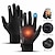 cheap Bike Gloves / Cycling Gloves-Winter Gloves Touch Gloves Anti-Slip Waterproof Warm Elastic Cuff Water Resistant Sports Full Finger Gloves Bike Gloves Cycling Gloves Sports Gloves Black Grey Gifts for Adults&#039; Outdoor Exercise