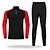 cheap Tracksuits-Men&#039;s Tracksuit Sweatsuit 2 Piece Quarter Zip Athletic Winter Long Sleeve Breathable Quick Dry Moisture Wicking Fitness Running Jogging Sportswear Activewear Color Block Black Green Orange