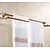cheap Towel Bars-Towel Bar Antique Brass Crystal and Ceramic Towel Rack for Bathroom 2-lier Tower Holder 1pc