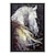 cheap Animal Paintings-Animal Oil Painting Black and White Horse Wall Art Canvas Decoration Modern  for Home Decor Rolled Frameless Unstretched Painting