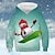 billiga Huvtröjor och tröjor för pojkar-Barn Pojkar Huvtröja jultomten Varje Långärmad Höst Vinter Aktiv Mode Bomull Ledigt