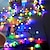 billiga LED-ljusslingor-julgransdekorationer slingljus 10m 5m dc31v 250/500leds smällare fairy string lights miniboll fairy lights 10m 5m 8 lägen utomhus julbelysning för girland bröllopsfest heminredning jullampa eu us au