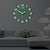 cheap Wall Clocks-3D Creative Luminous Wall Clock Living Room Diy Wall Sticker Clock Mute Acrylic Clock